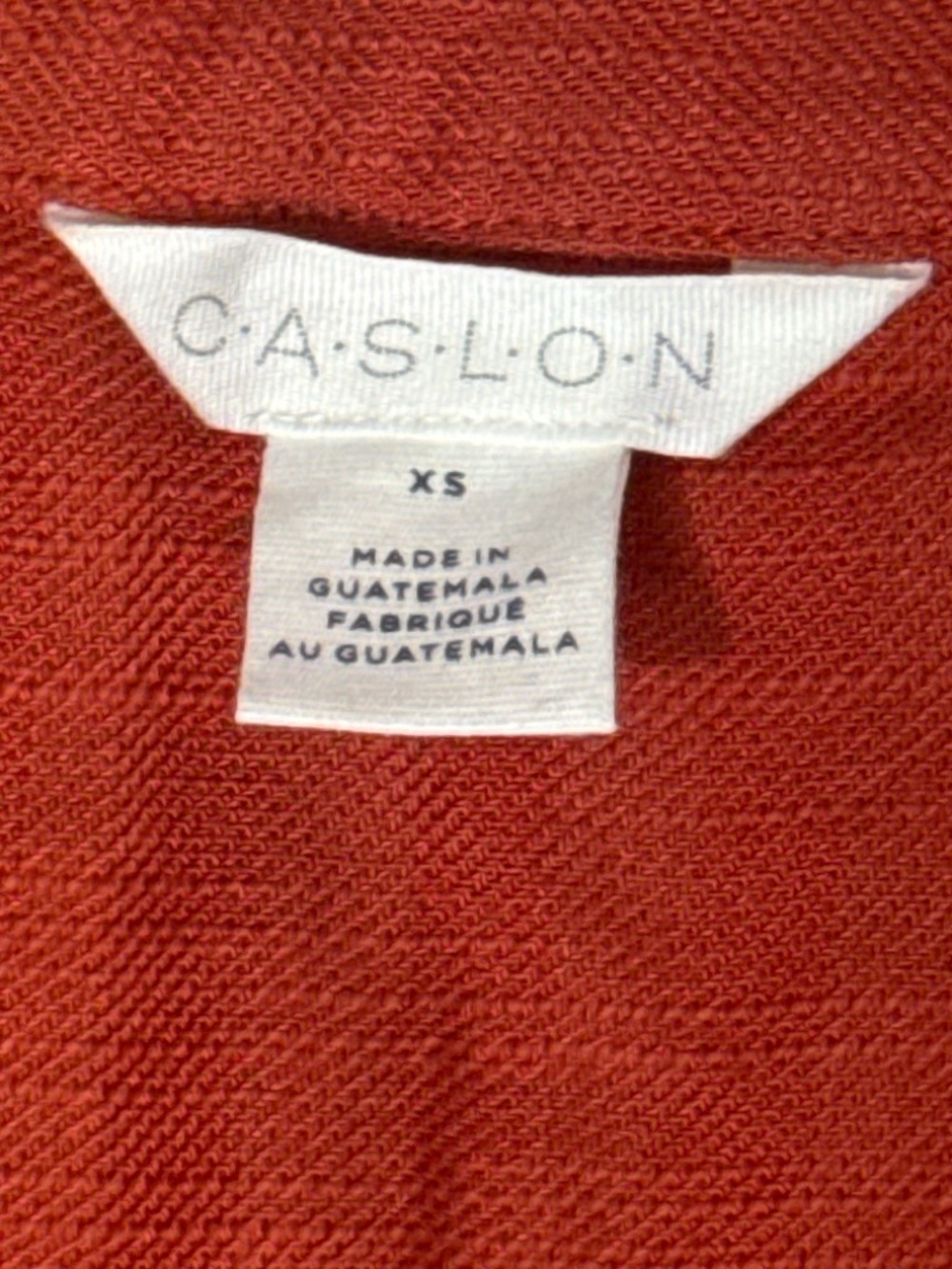 Caslon Rust Button-Front Mini Dress - Picture 3 of 7